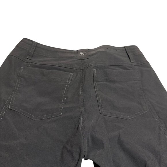 Kuhl Dark Grey Bermuda Shorts Adjustable Length Pull Tab Outdoor Hiking Size 6 - Picture 3 of 12
